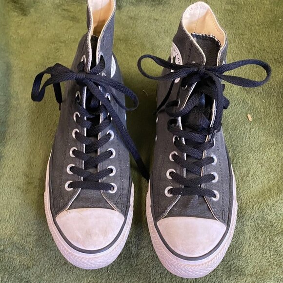 Converse Chuck Taylor All Star High Top Unisex 7.5 Mens/ 9.5 Womens Gray Canvas - Picture 6 of 11